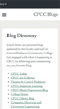 Mobile Screenshot of blogs.cpcc.edu